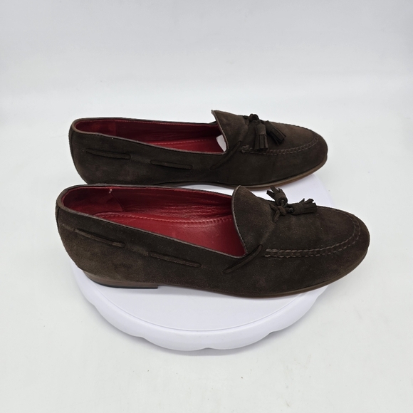 Alan Payne Shoes Men's 9 Loafers Slip On Brown - Picture 5 of 10